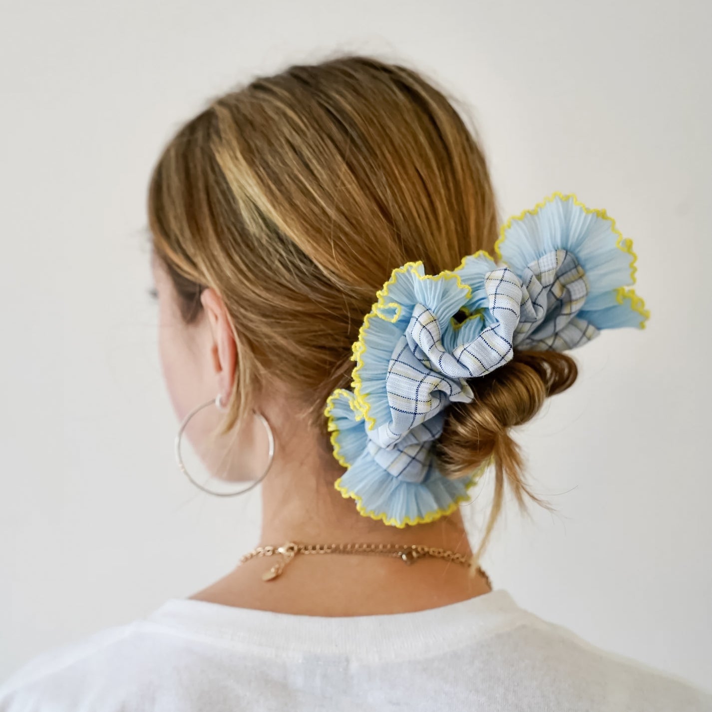 Staise BRIGHTON BLUE SCRUNCHIE