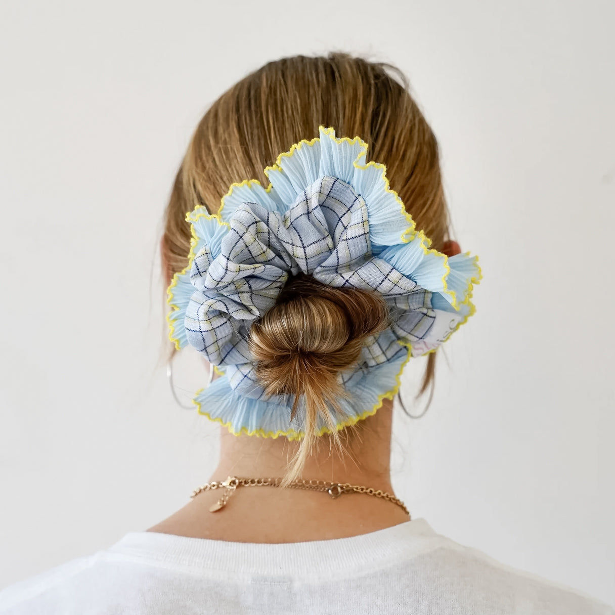 Staise BRIGHTON BLUE SCRUNCHIE